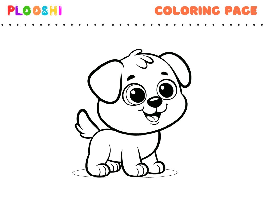 Free Dog Coloring Page