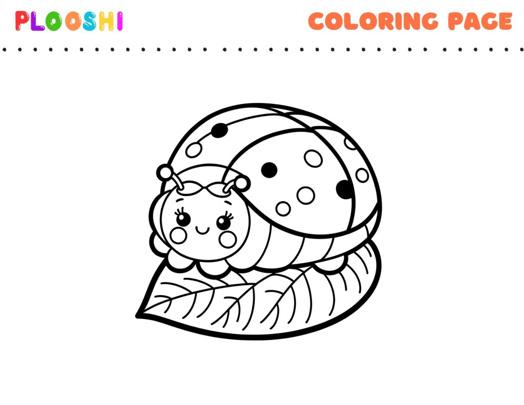 Free Ladybug Coloring Page
