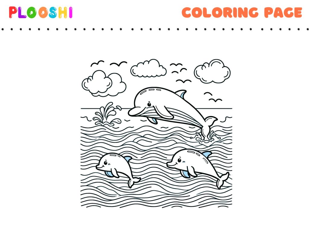 Free Ocean Coloring Page